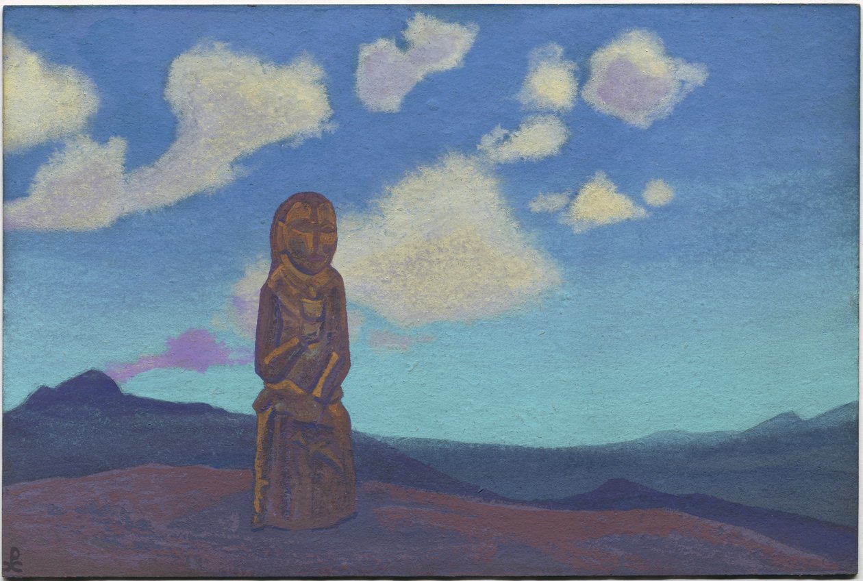 गार्जियन ऑफ़ द चालिस, मंगोलिया, 1937 द्वारा निकोलस रोएरिच