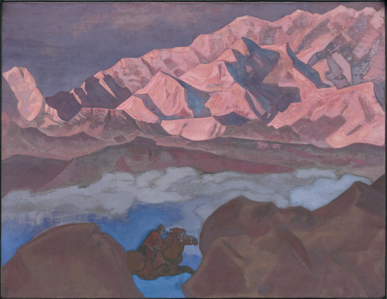 हे हू हेस्टेंस, "हिज कंट्री" श्रृंखला, 1924 द्वारा निकोलस रोएरिच