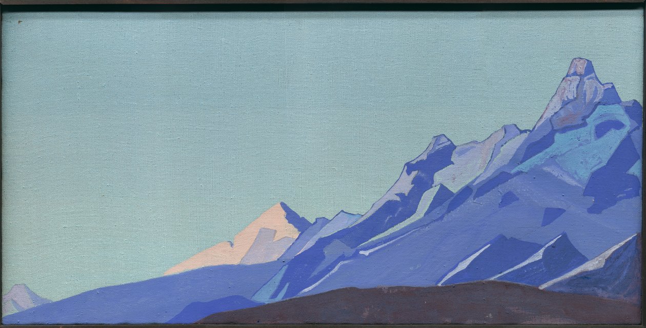 हिमालय, शाम, 1933 द्वारा निकोलस रोएरिच