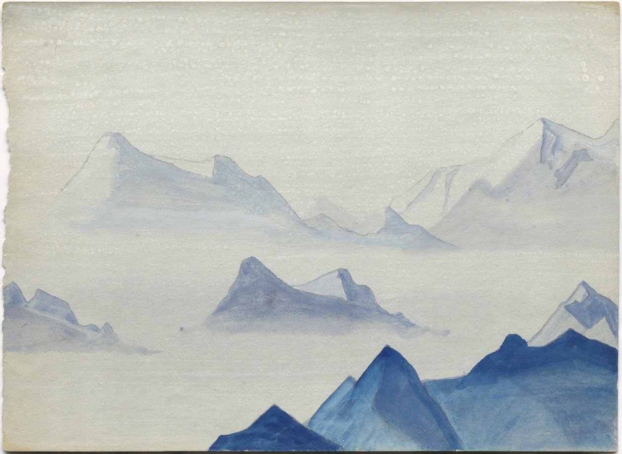 हिमालय, एल्बम पत्ती, 1933-34 द्वारा निकोलस रोएरिच