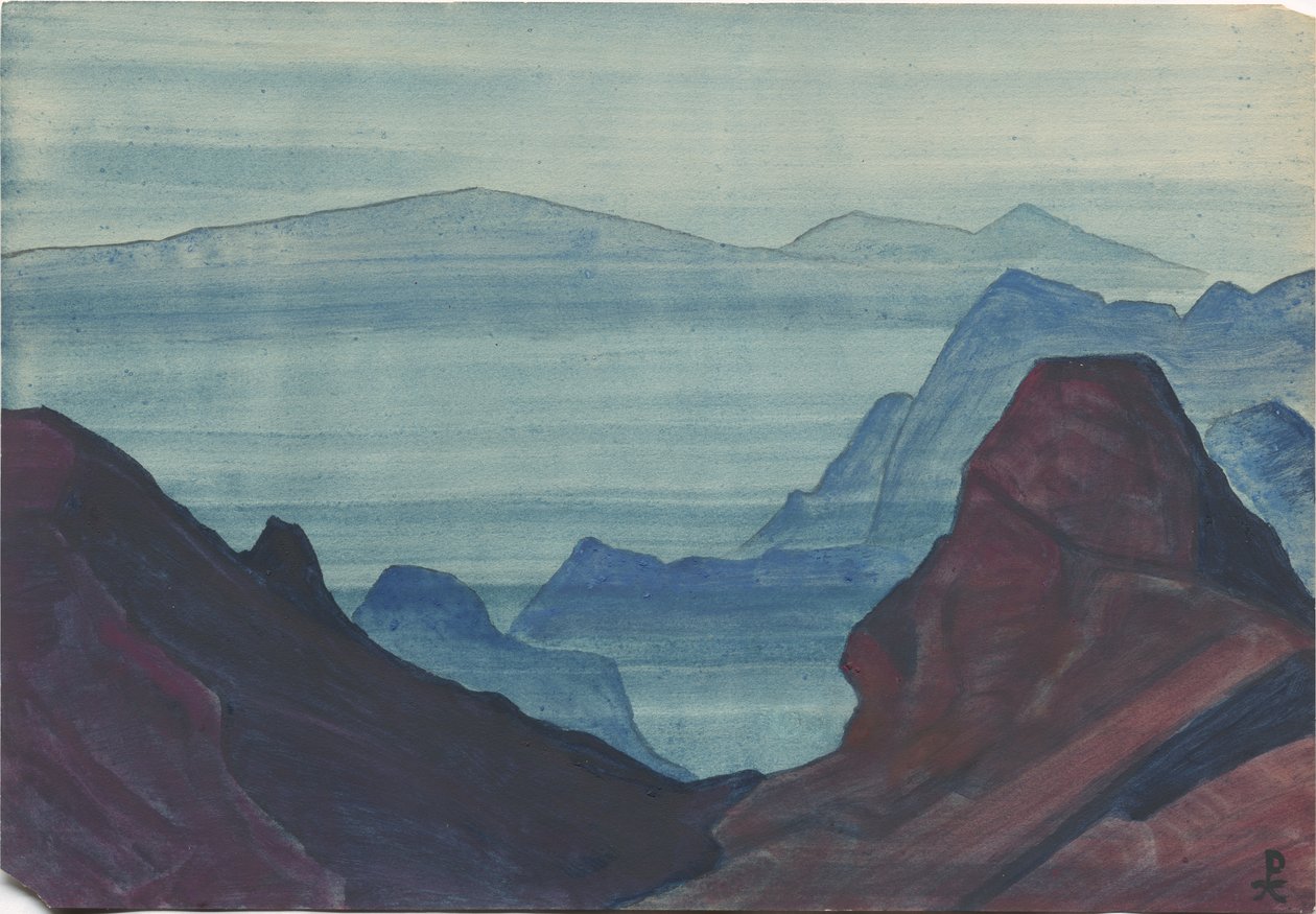 हिमालय, एल्बम पत्ती, 1934 द्वारा निकोलस रोएरिच