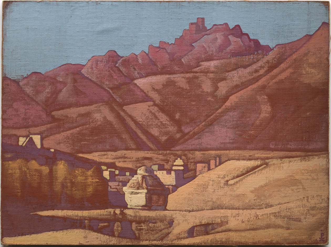 लेह, लद्दाख, 1925 द्वारा निकोलस रोएरिच