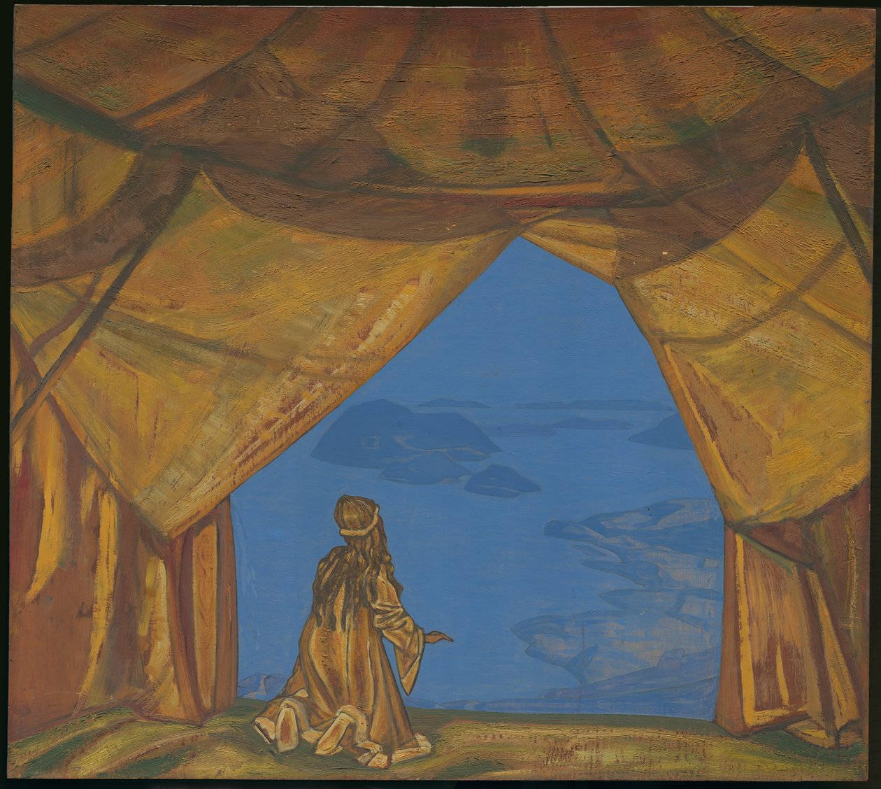 लॉर्ड ऑफ द नाइट, 1918 द्वारा निकोलस रोएरिच