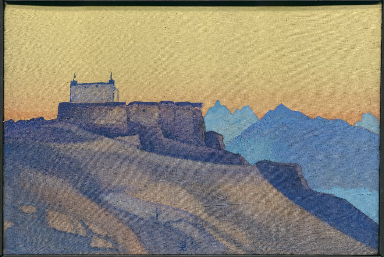मठ, सिसु, 1932 द्वारा निकोलस रोएरिच