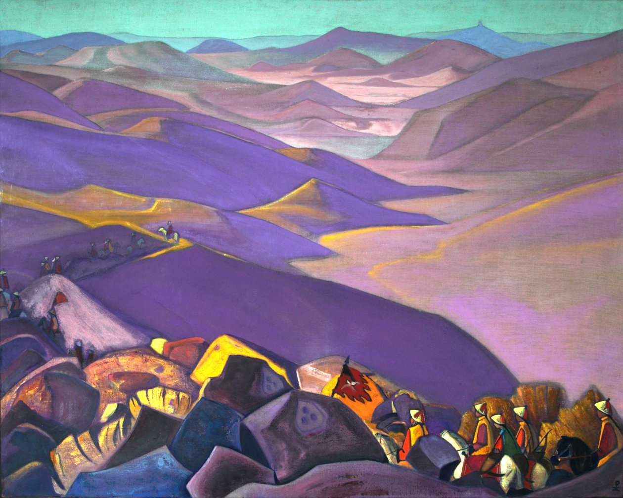 मंगोलिया, चंगेज खान, 1938। द्वारा निकोलस रोएरिच