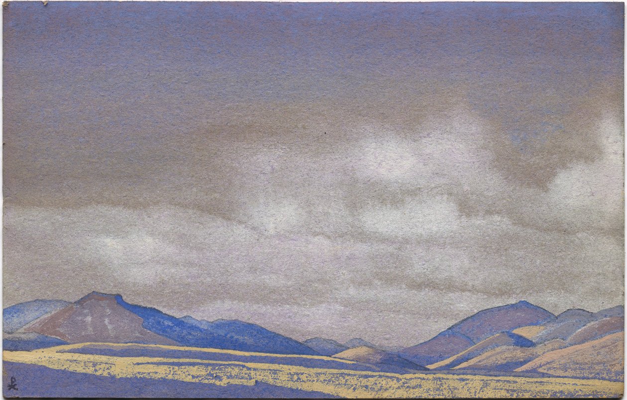 मंगोलिया, चहार की पहाड़ियाँ, 1936 द्वारा निकोलस रोएरिच