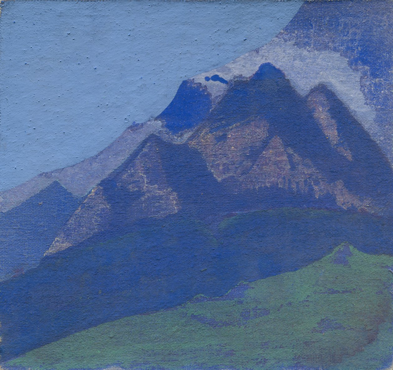 पर्वतीय अध्ययन, c.1929 द्वारा निकोलस रोएरिच