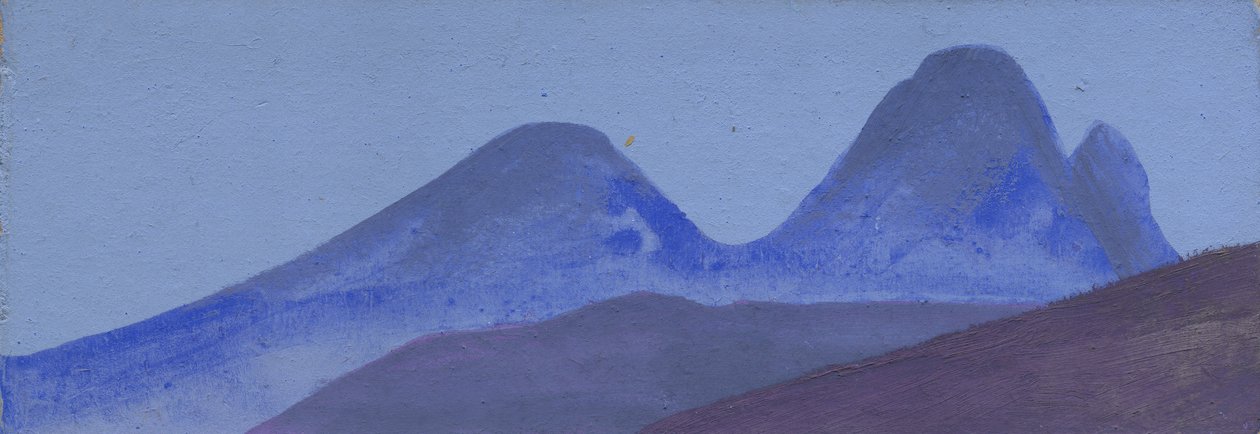 पर्वतीय अध्ययन, c.1936-47 द्वारा निकोलस रोएरिच