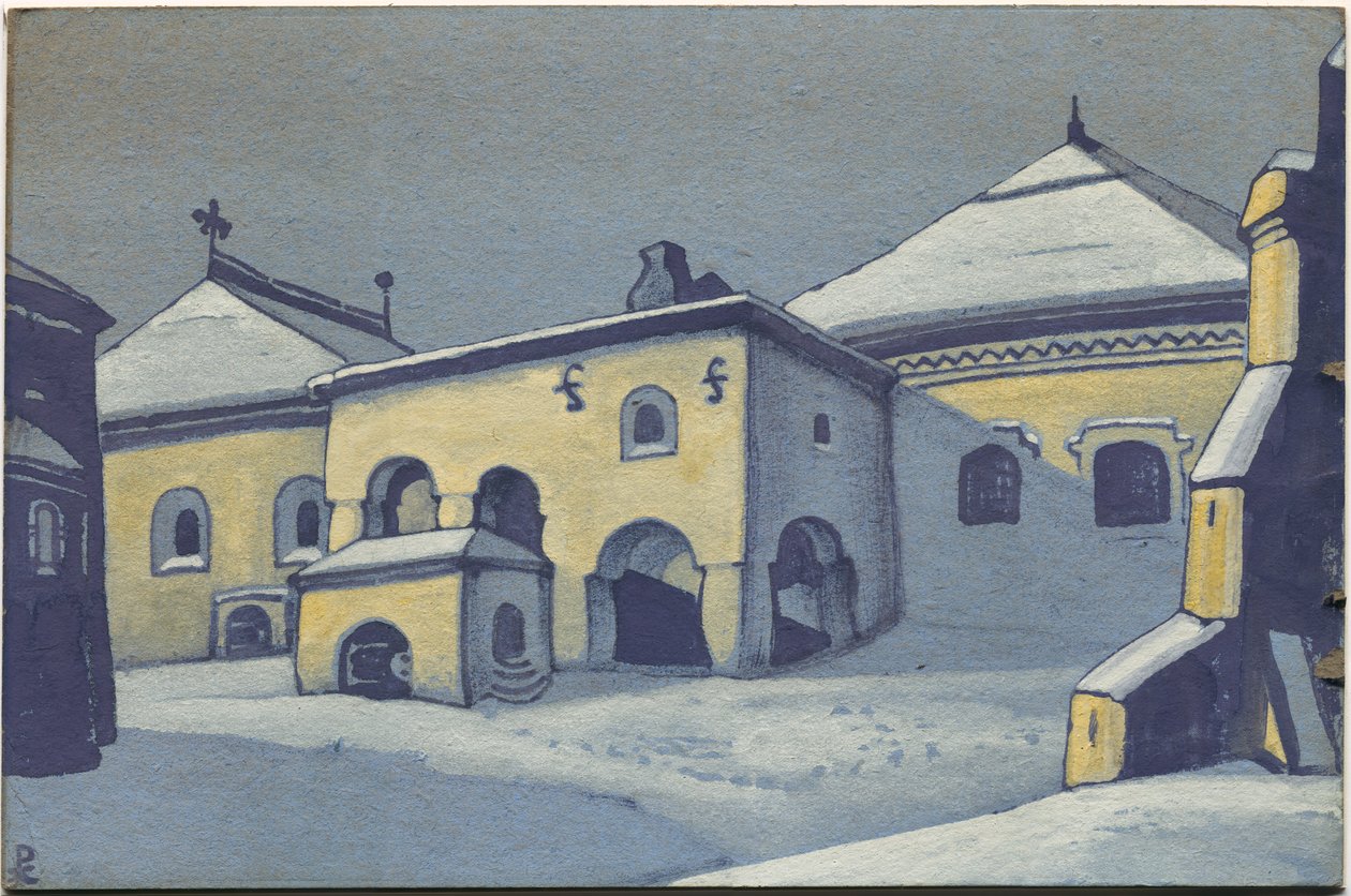ओल्ड प्सकोव, 1936 द्वारा निकोलस रोएरिच