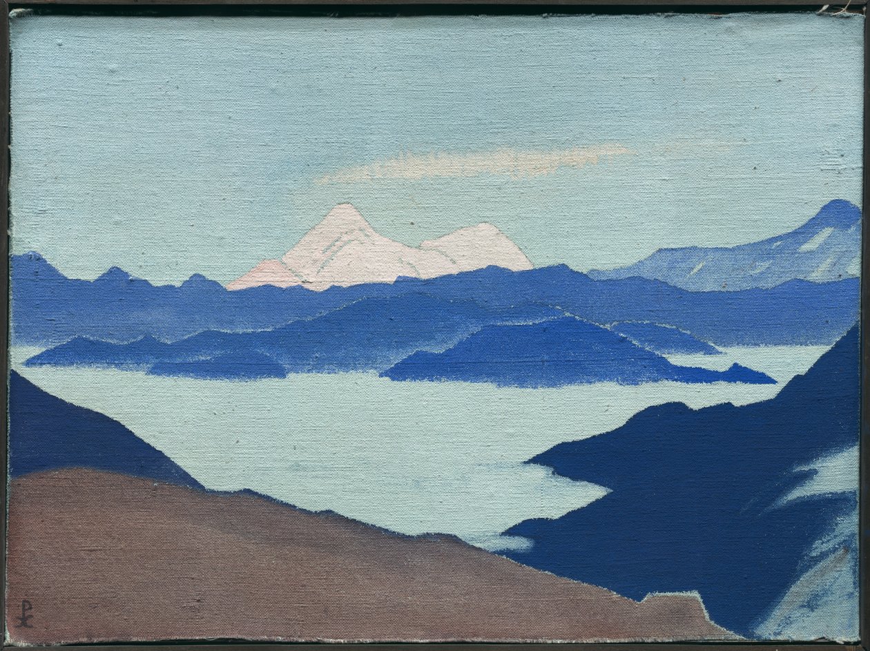 पवित्र हिमालय, 1933 द्वारा निकोलस रोएरिच