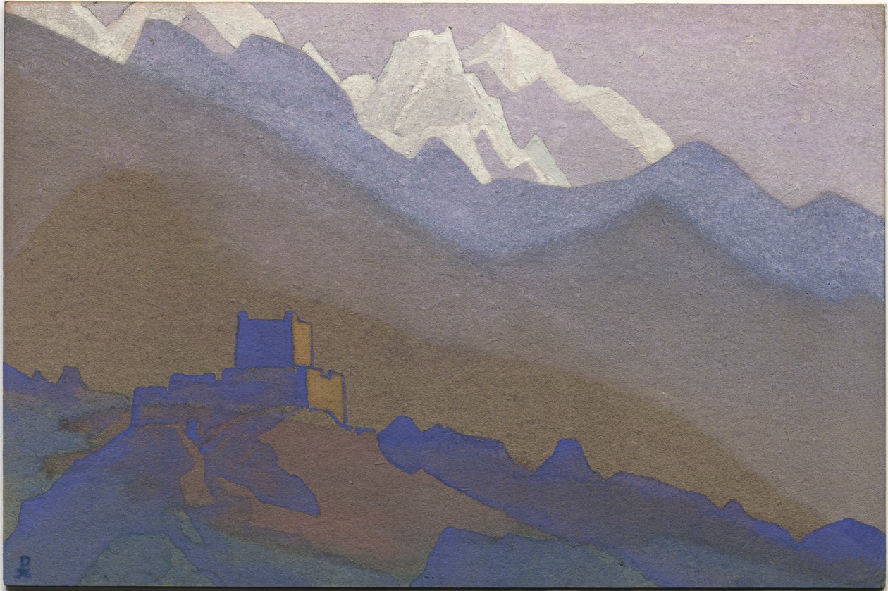 तिब्बत, हिमालय, 1936 द्वारा निकोलस रोएरिच
