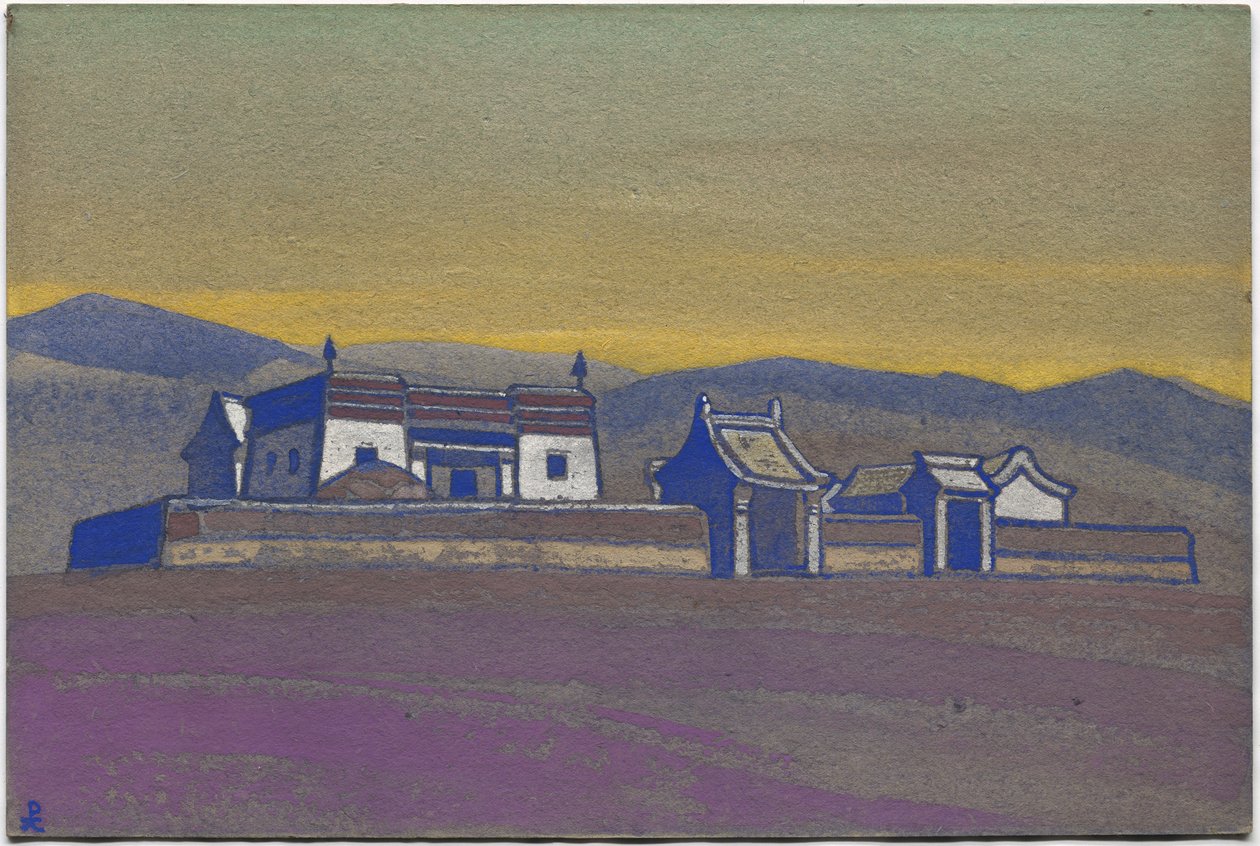Tsagan-Kure, भीतरी मंगोलिया, 1936 द्वारा निकोलस रोएरिच