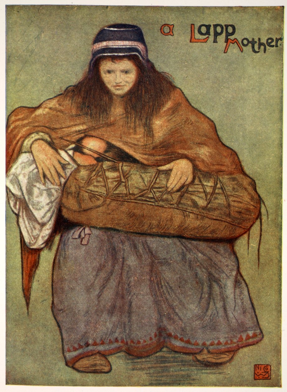 ए लैप मदर एंड चाइल्ड, 1905 द्वारा निको जुंगमैन