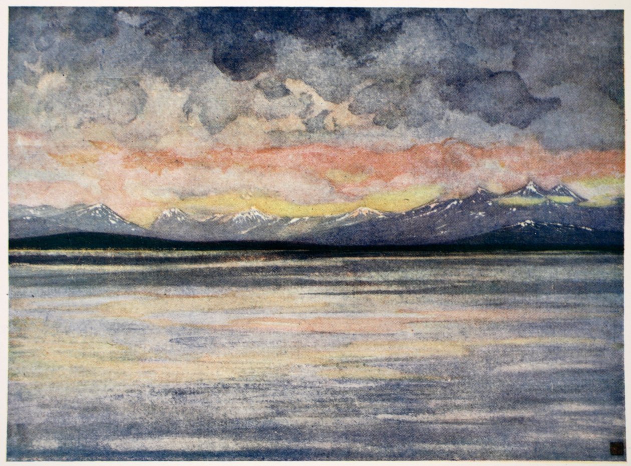 पहाड़ों और Fjord का सामना करना पड़ा मोल्दे, 1905 द्वारा निको जुंगमैन