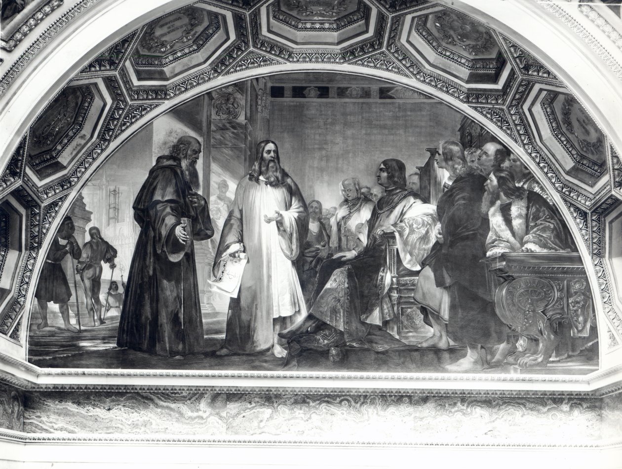 गैलीलियो गैलरी से लोदोविको सफ़्ज़ा (1452-1508) की कंपनी में लियोनार्डो दा विंची (1452-1519) द्वारा निकोला सियानफ़ानेली