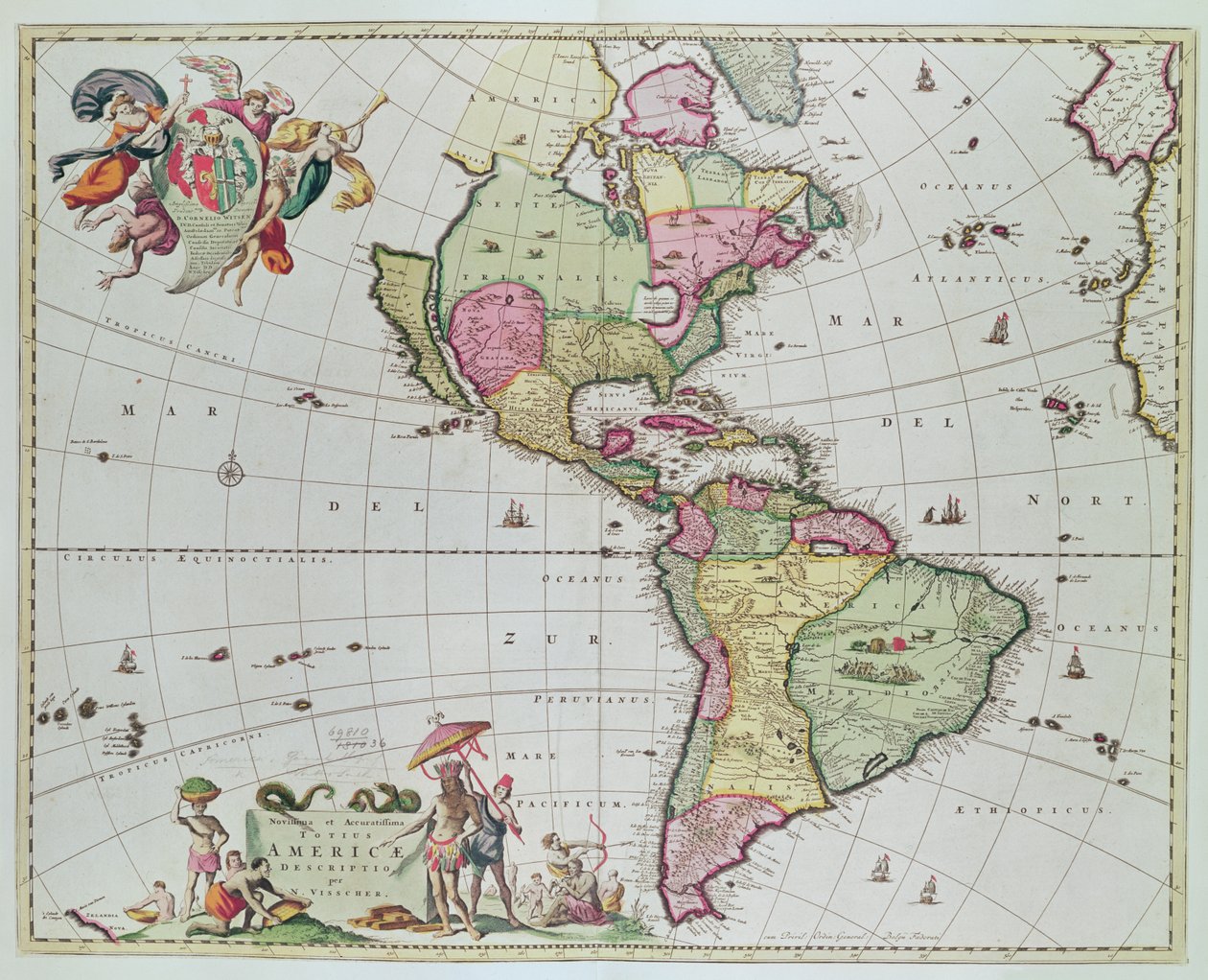 और एन Visscher द्वारा डेल्फ़्ट के अंतिम 1648 (रंग उत्कीर्णन) द्वारा निकोलास जांस्ज विचर