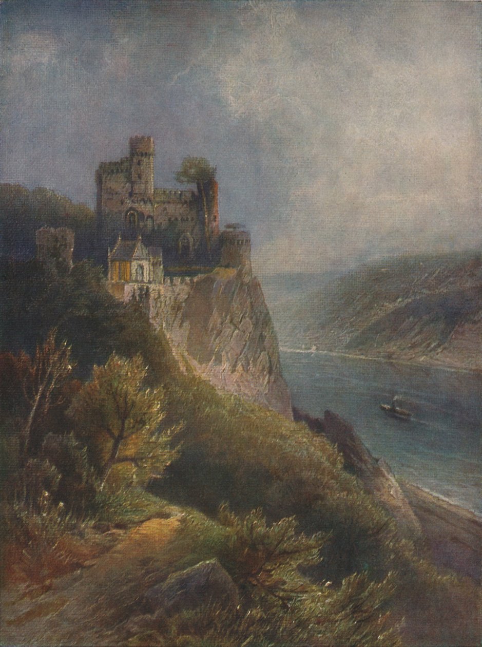 बर्ग रिंस्टीन, रिंस्टीन कैसल, 1923। द्वारा निकोलाई एस्टुडिन