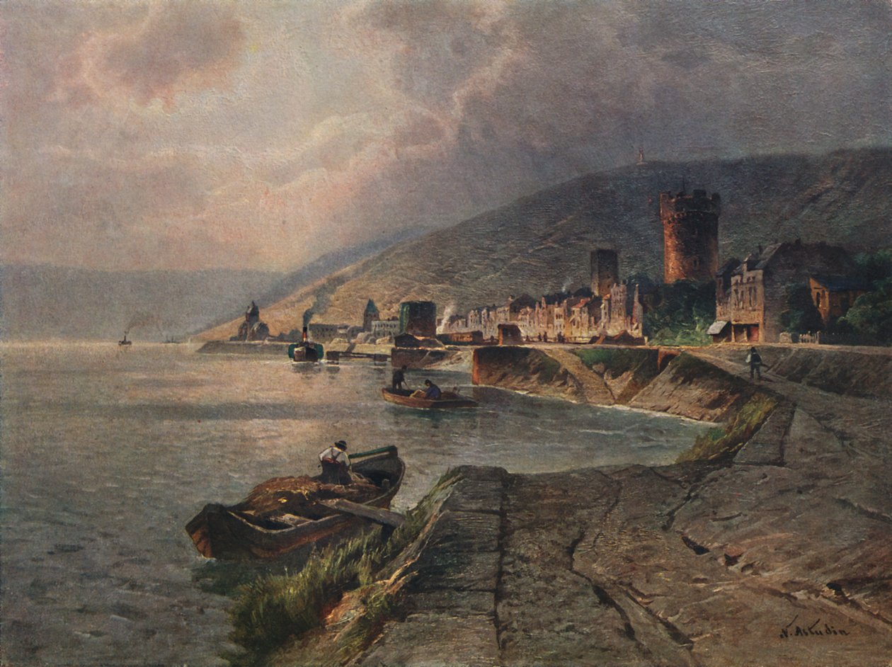 रडशाइम, 1923। द्वारा निकोलाई एस्टुडिन