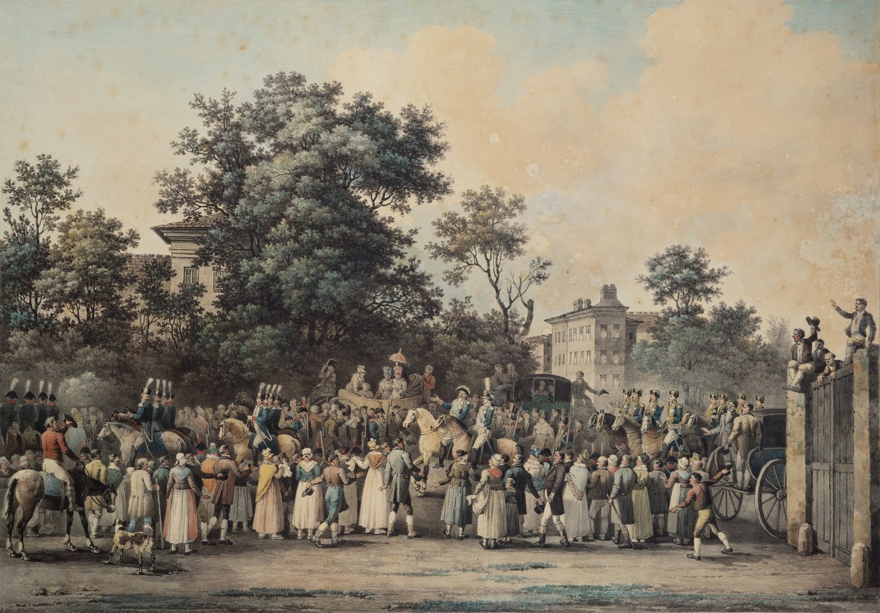 लुईस-एंटोनी डी फ्रांस (1775-1844) ड्यूक ऑफ एंगुले, बैरिरे डी वागिरार्ड, 1814 (कागज पर कलम और स्याही और डब्ल्यूसी) द्वारा निकोलस जोसेफ श्वेयरॉक्स