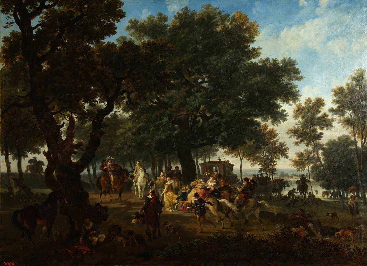 हेनरी IV और उसका स्वीट हंटिंग, सीए 1804 द्वारा निकोलस एंटोनी टुनय