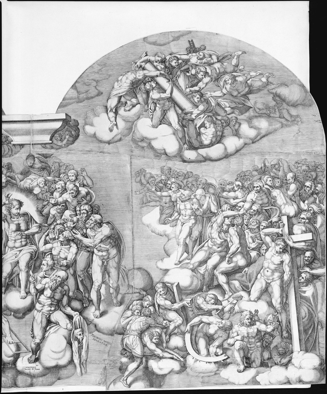 माइकलएंजेलो का अंतिम निर्णय, 1562., 1562। द्वारा निकोलस बीट्रिज़ेट