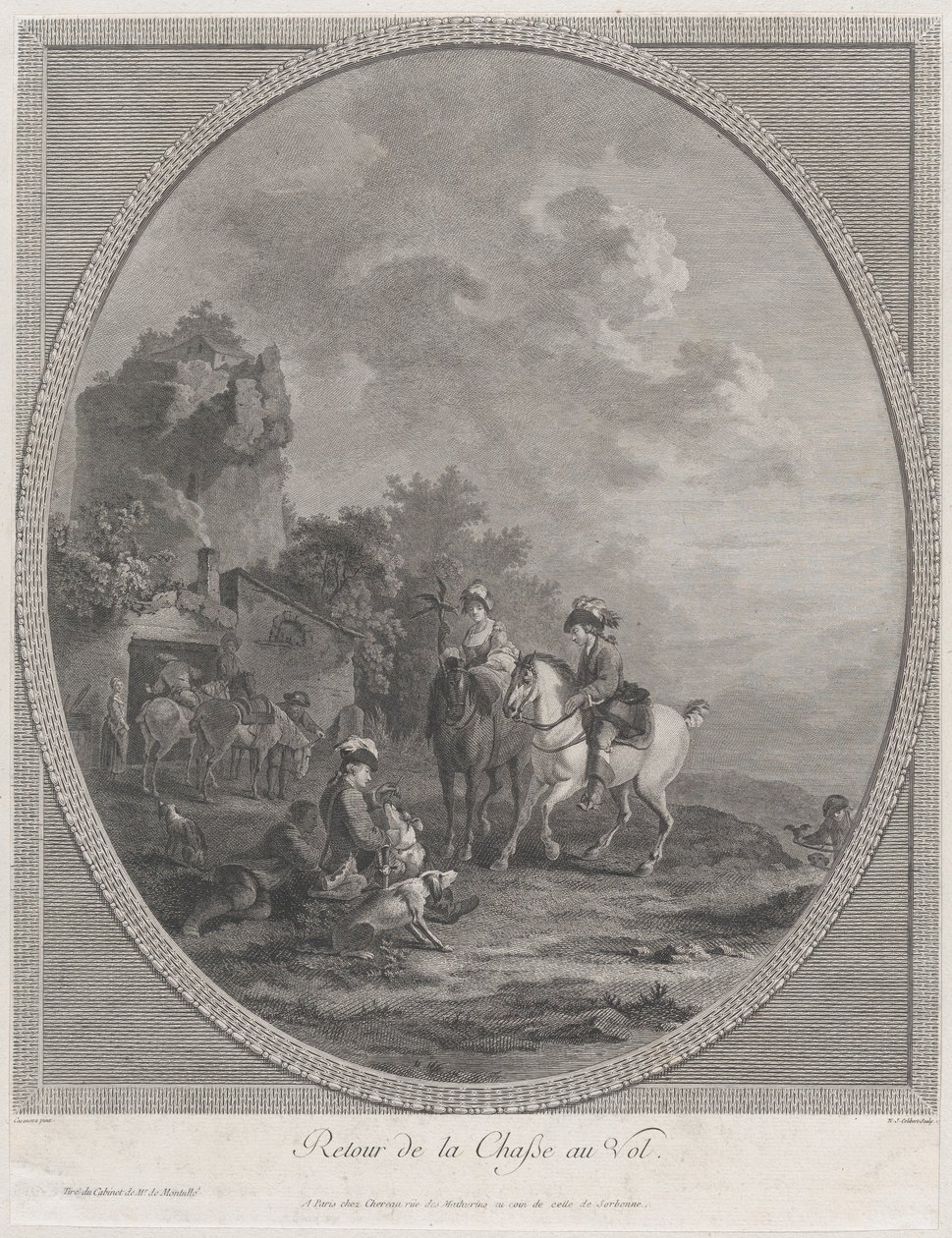 गेम हंट से वापसी, 1786, 1786। द्वारा निकोलस कोलेबिर्ट