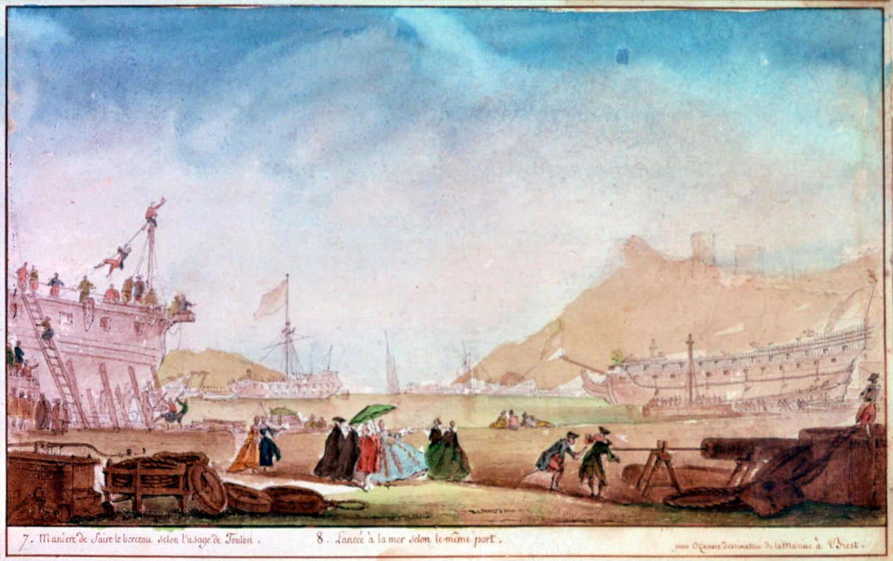 द मरीना ऑफ ब्रेस्ट, c1750-1810 द्वारा निकोलस मैरी ओज़ने