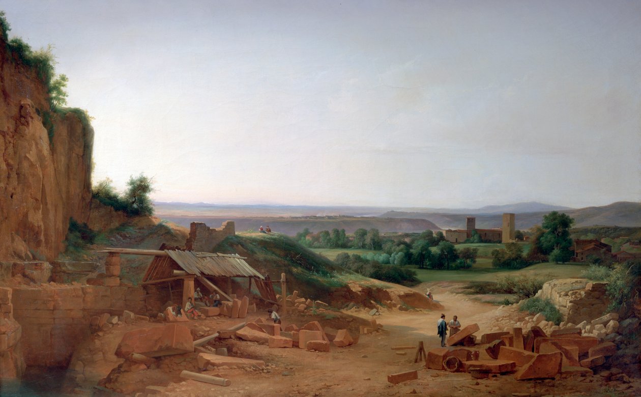 ल्योन के आसपास खदान, 1805-1856 द्वारा निकोलस विक्टर फॉनविल