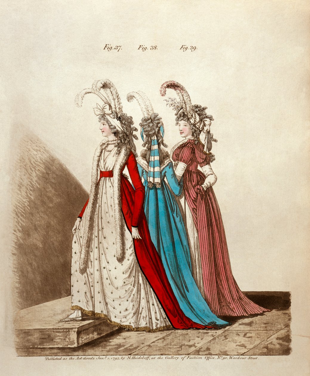 दोपहर के कपड़े, 1795 द्वारा निकलॉस वॉन हीडेलोफ़