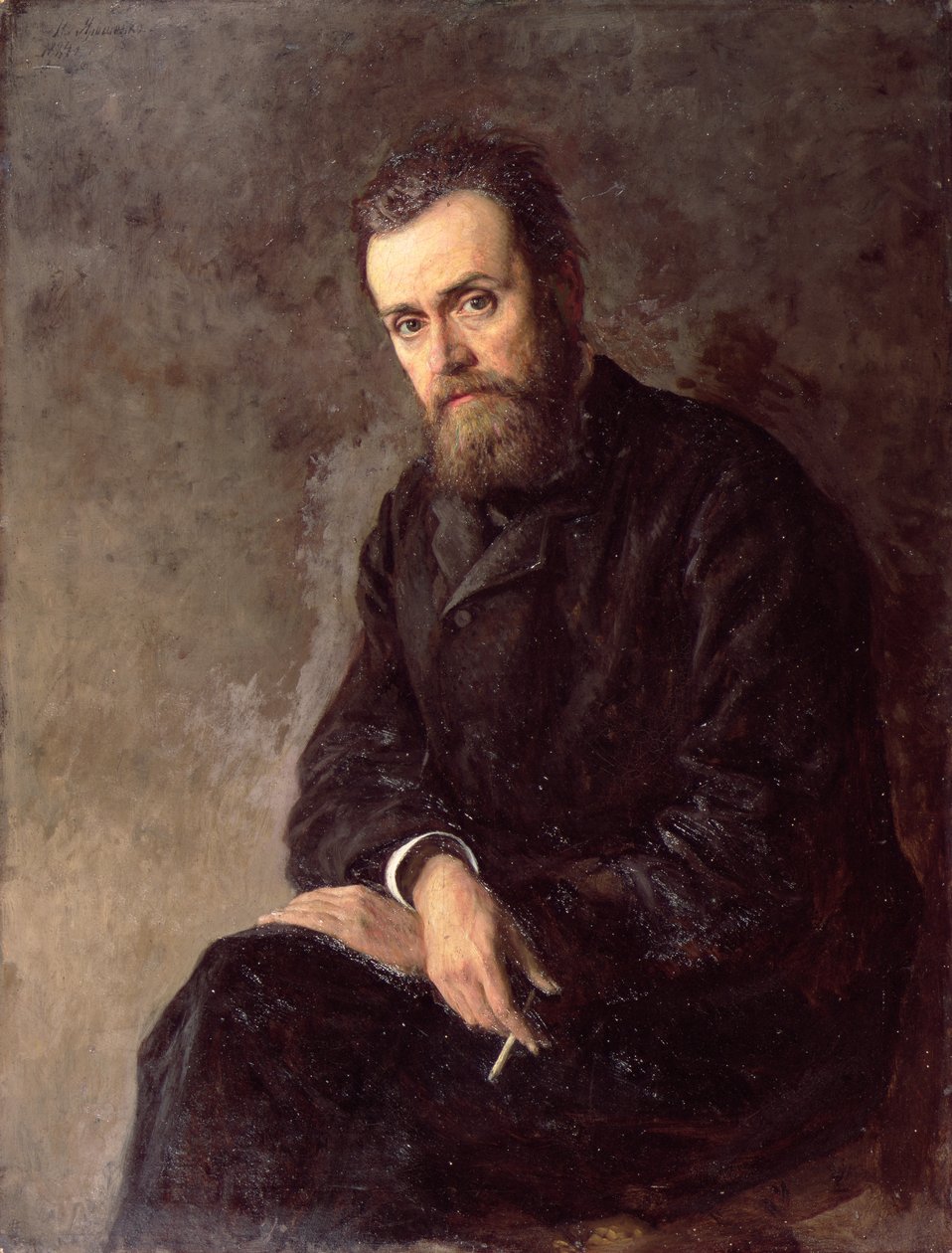 Gleb I. Uspensky का पोर्ट्रेट (1843-1902) 1884 द्वारा निकोलाई अलेक्सांद्रोविच यारोशेंको