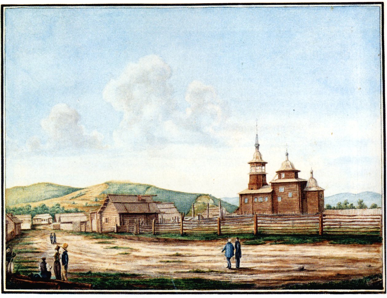 1829-1839 में चिता में चर्च द्वारा निकोलाई अलेक्जेंड्रोविच बेस्टुशेव