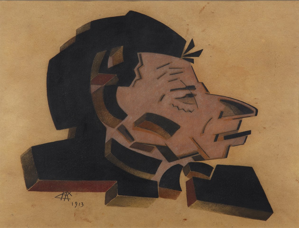 Vsevolod Meyerhold 1874-1940, 1913 का पोर्ट्रेट द्वारा निकोलाई इवानोविच कुलबिन