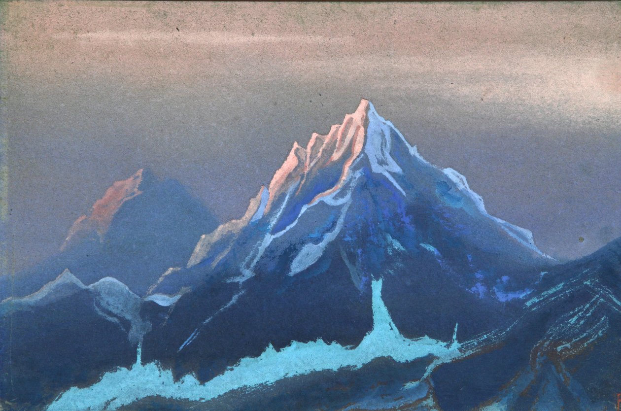 हिमालय, 1943 द्वारा निकोलाई कोन्स्टेंटिनोवाइट्स रोएरिच