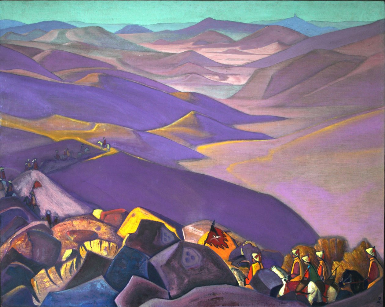 मंगोलिया। चंगेज खान्स अभियान, 1937-1938 द्वारा निकोलाई कोन्स्टेंटिनोवाइट्स रोएरिच