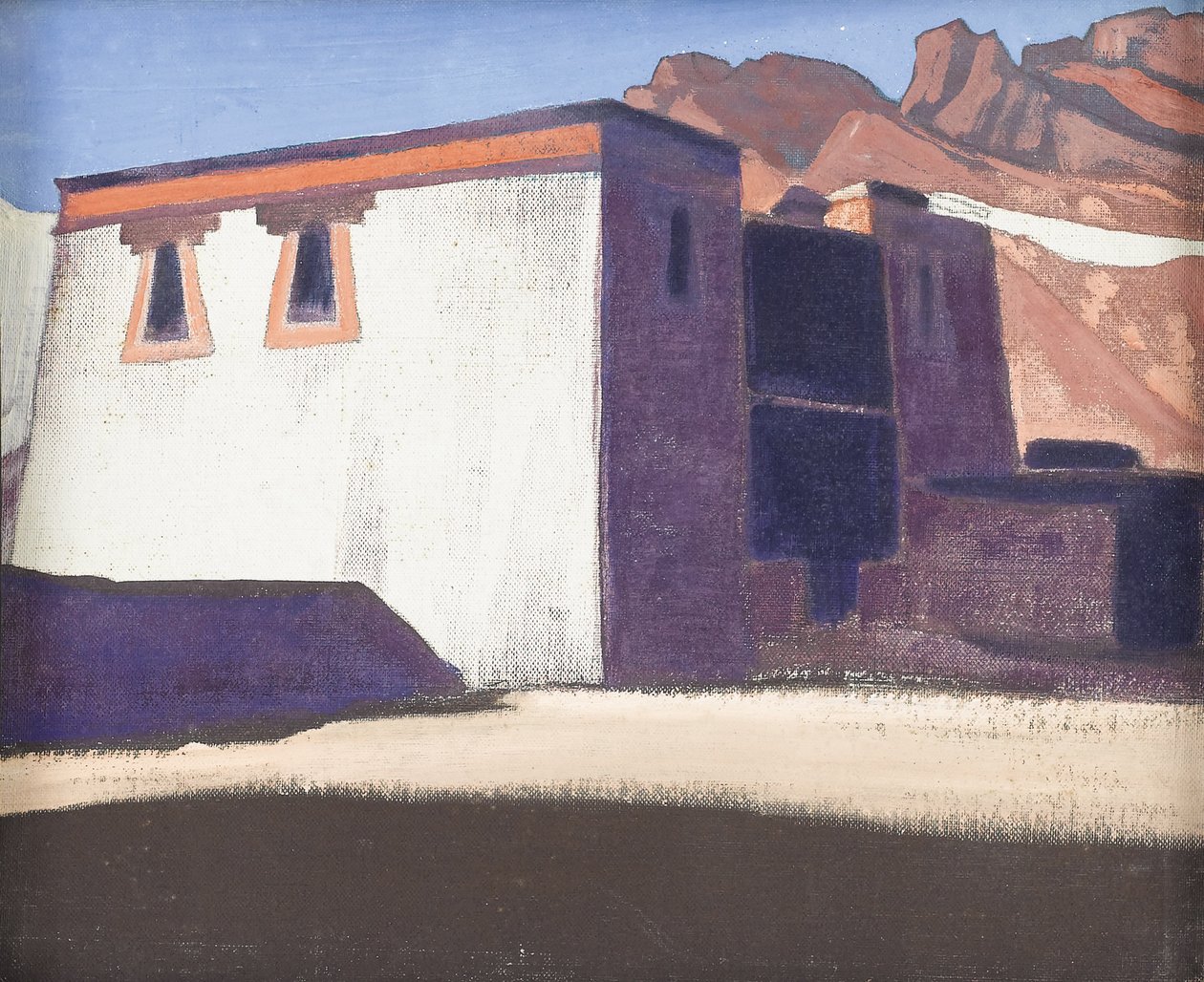 शरुगोन मठ, तिब्बत, 1928 द्वारा निकोलाई कोन्स्टेंटिनोवाइट्स रोएरिच
