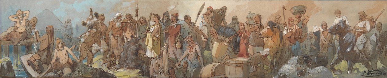 व्यापार का इतिहास, 1898 द्वारा निकोलाई निकोलायेविच कारासिन