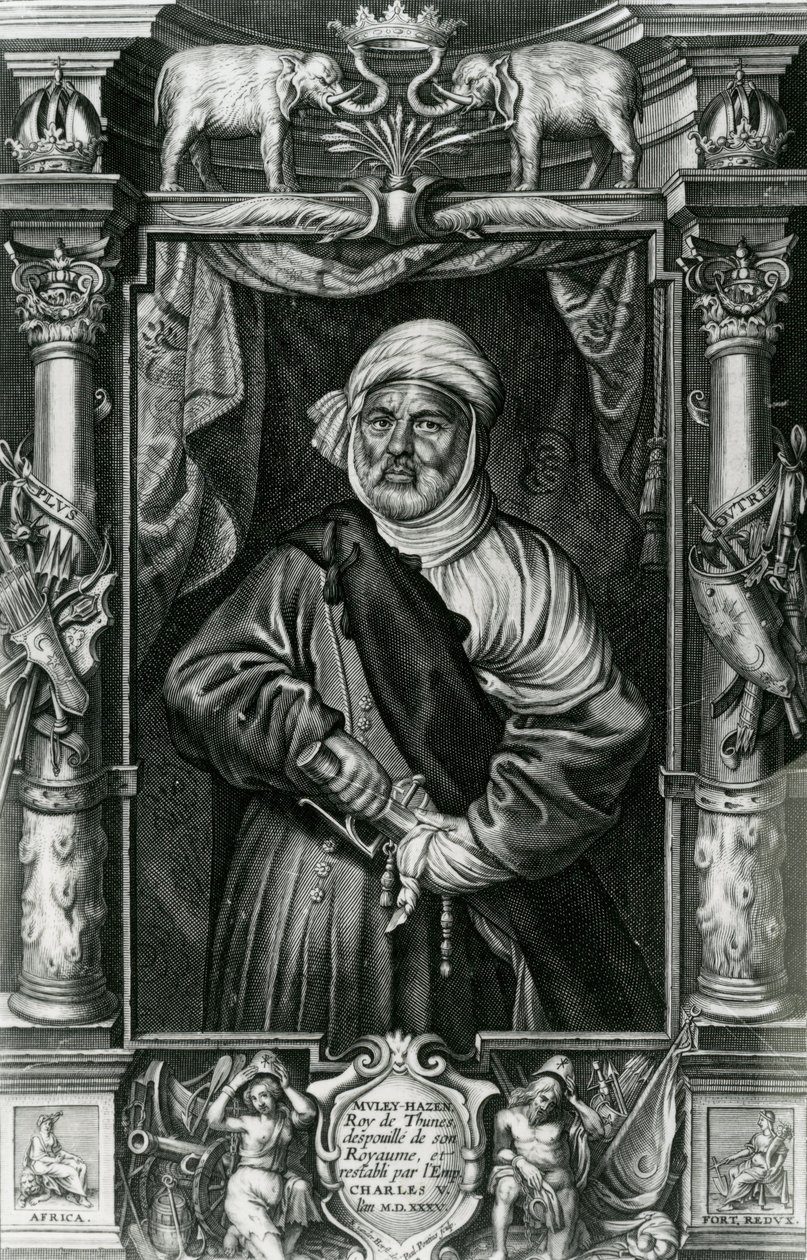 अबू एल-हसन अली, जिसे मुले हैसेन भी कहा जाता है, 1535 द्वारा निकोलस वैन डर होर्स्ट