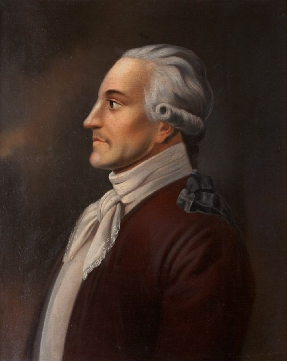 कवि याकोव कन्याझिन का पोर्ट्रेट 1742-1791, 1854-1858 द्वारा निकोले इवानोविच पोलिवानोव