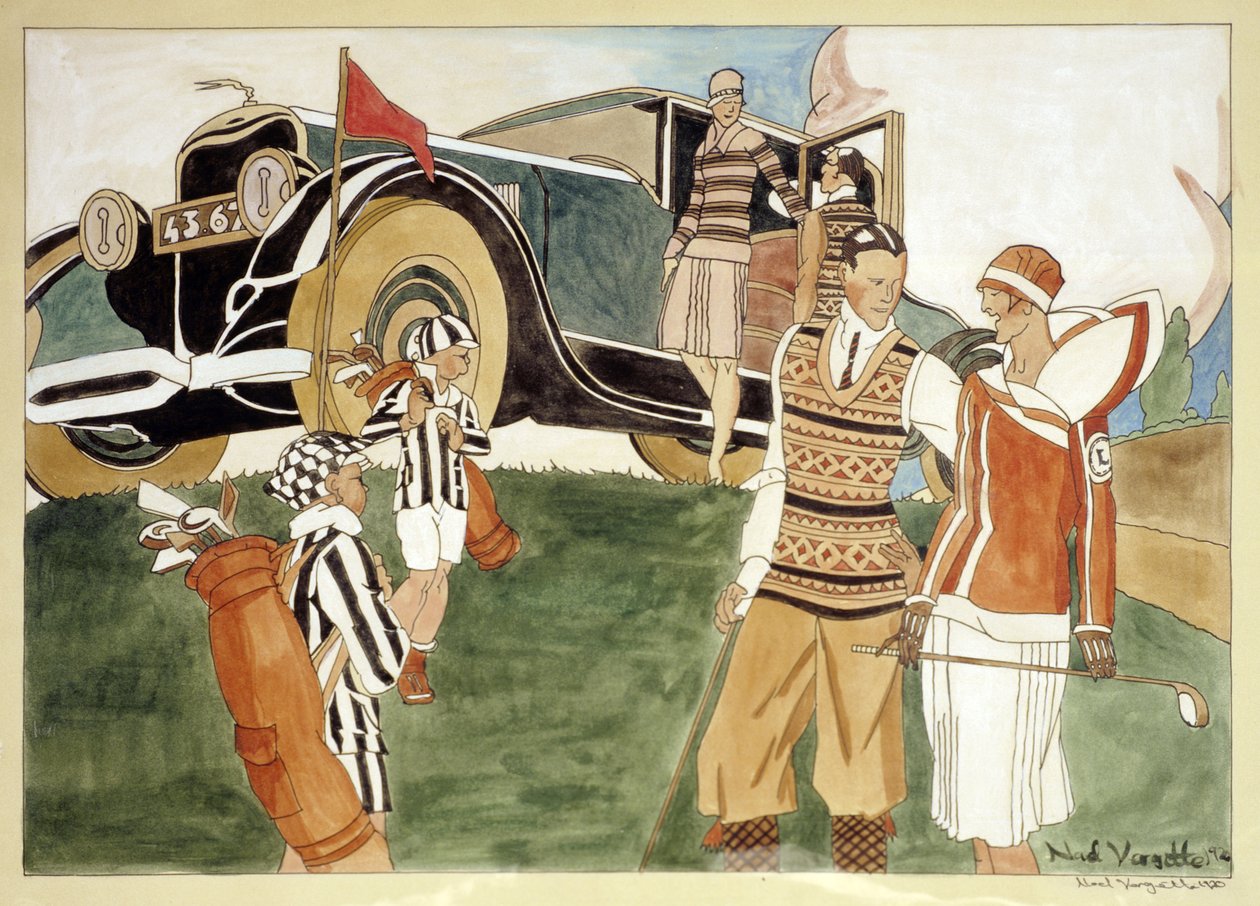 फैशन और मोटरिंग, 1920 द्वारा नोएल वर्गेटा