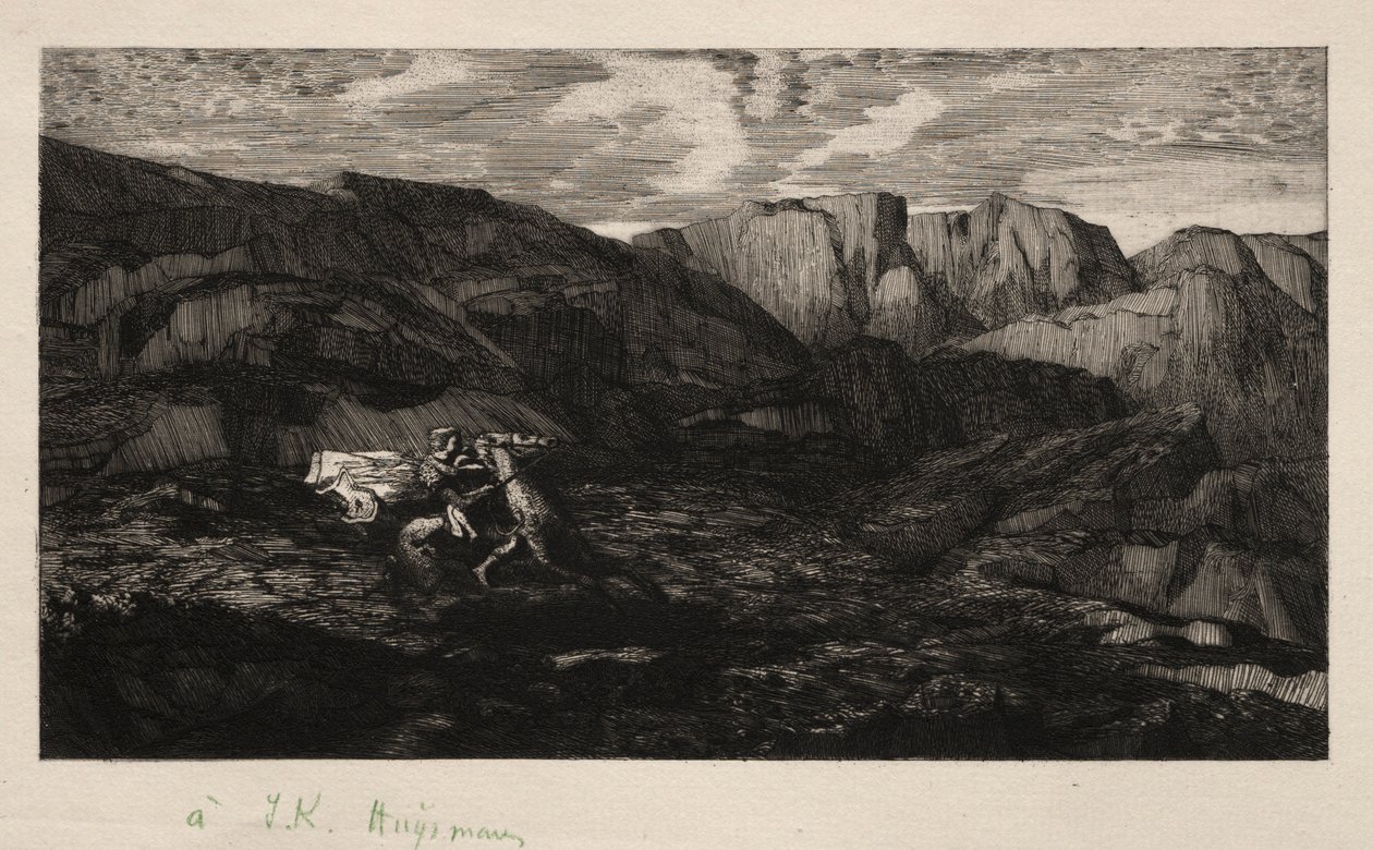 डर, 1866। द्वारा ओडिलोन रेडन