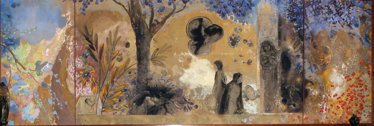 द नाइट, 1910-1911। द्वारा ओडिलोन रेडन