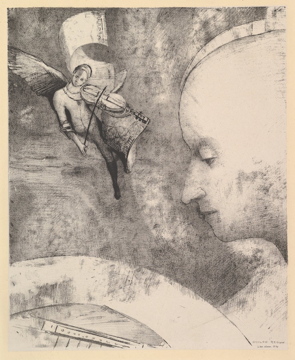 आकाशीय कला, 1894। द्वारा ओडिलोन रेडन