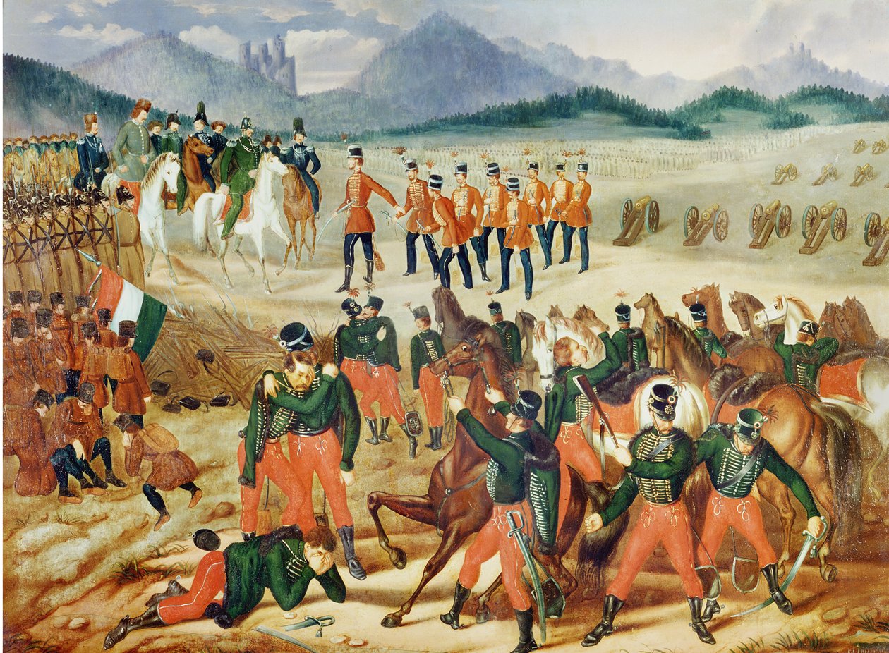13 अगस्त 1849, 1850 को विलागोस में हंगेरियन रीबेल्स की हार द्वारा ओलाजफेस्टमेनये क्लिनोव्सज़की