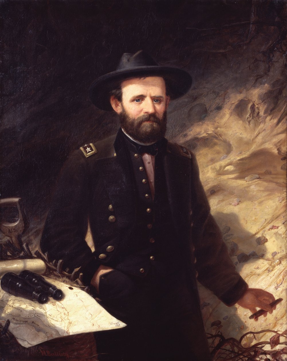 Ulysses S. Grant का चित्र द्वारा ओले पीटर हैन्सन बॉलिंग