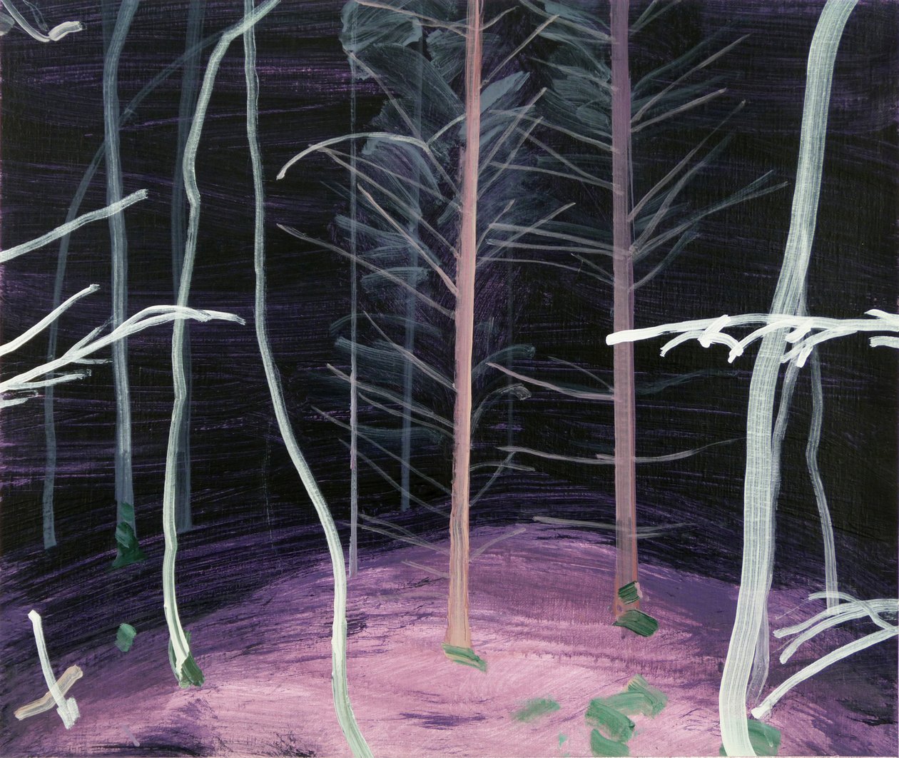 Forêt-noire 6, 2017 (कैनवास पर एक्रिलिक) द्वारा ओलिवियर मोरेल