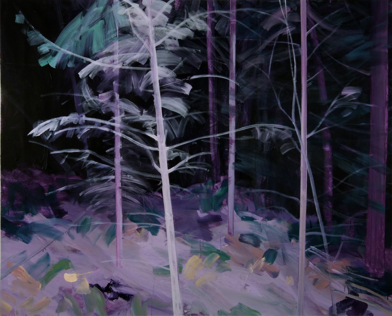 Forêt-noire 8, 2019 (कैनवास पर एक्रिलिक) द्वारा ओलिवियर मोरेल