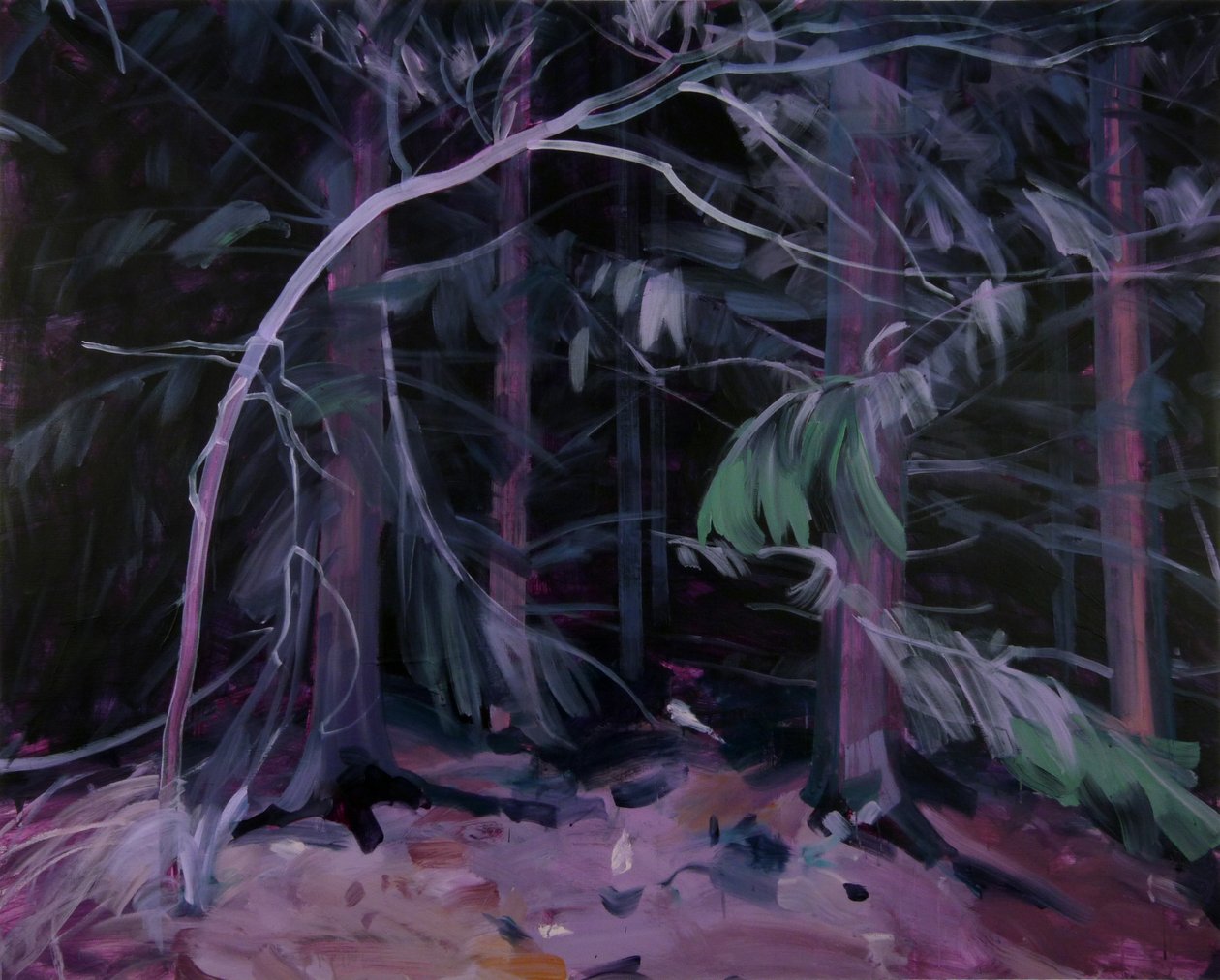 Forêt-noire 9, 2019 (कैनवास पर एक्रिलिक) द्वारा ओलिवियर मोरेल