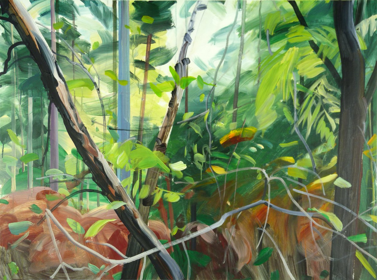 Forêt 10, 2015 (कैनवास पर एक्रिलिक) द्वारा ओलिवियर मोरेल