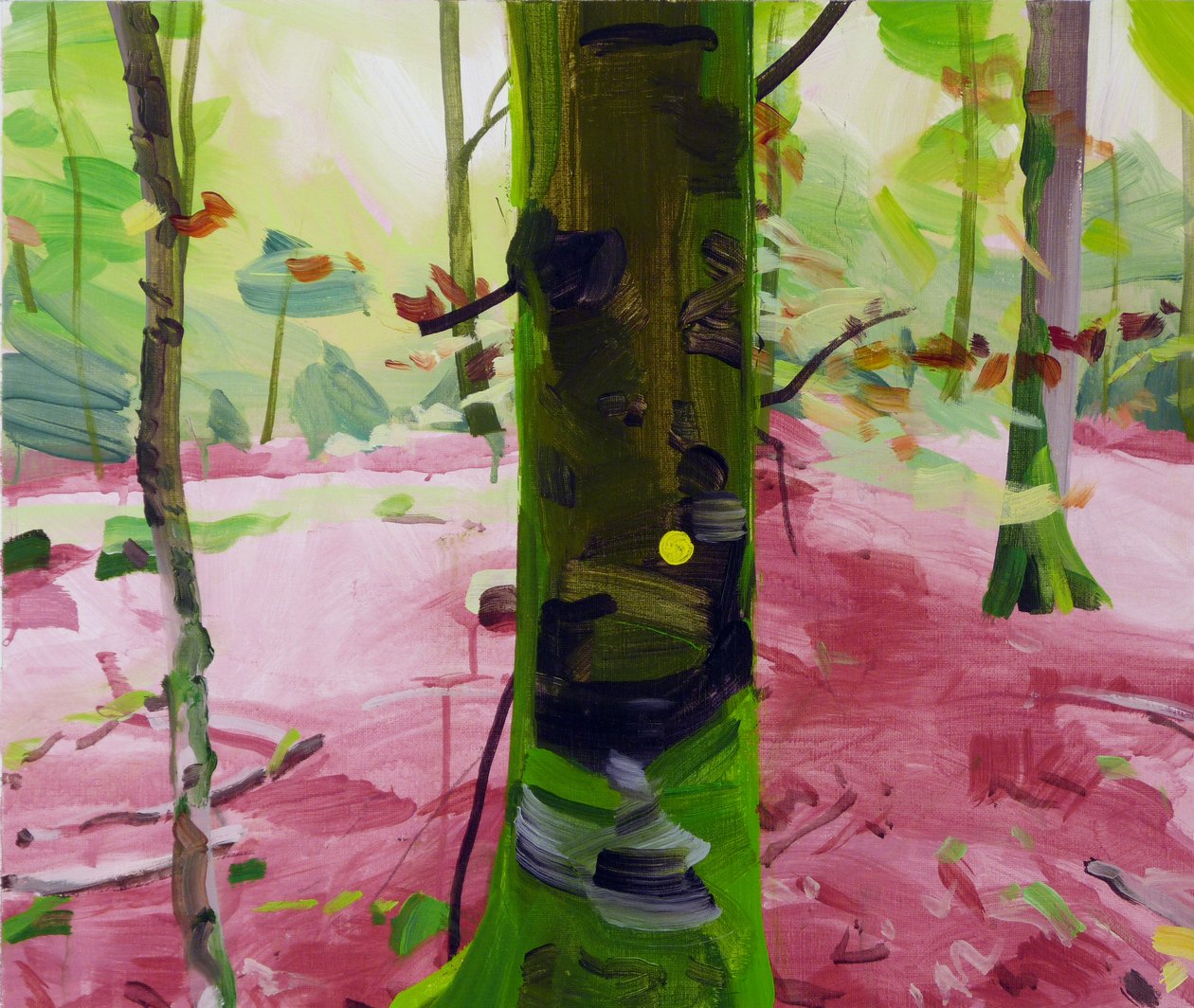 Forêt 18, 2017 (कैनवास पर एक्रिलिक) द्वारा ओलिवियर मोरेल