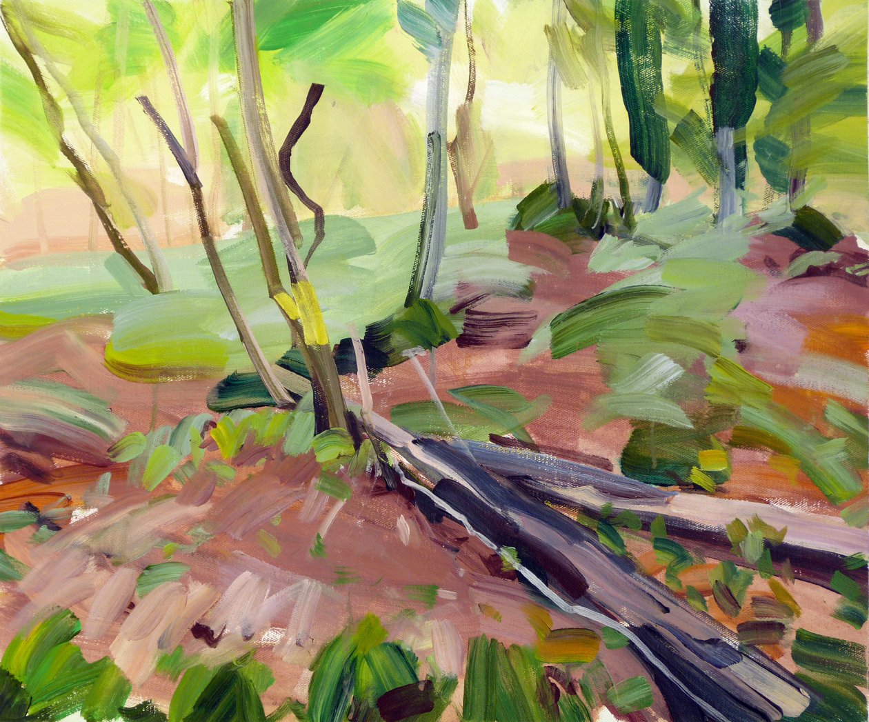 Forêt 24, 2017 (कैनवास पर एक्रिलिक) द्वारा ओलिवियर मोरेल